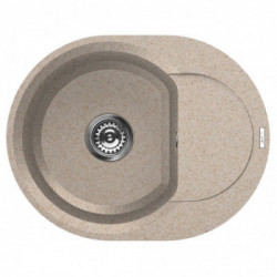 Elleci LGYR6051 - Lavello easy ROUND, 600, 60x47, 1vg avena