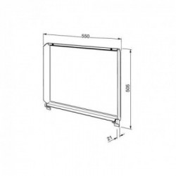 Smeg C60CEB/1 - Coperchio per Piano Cottura, Coloniale, Comandi Frontali, 60 cm, Bianco