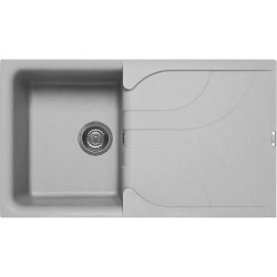 Elleci LME40079 - Lavello ego 400, 86x50, 1VG, aluminium