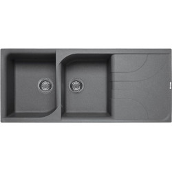 Elleci LME50073 - Lavello ego 500, 116X50, 2VG, titanium