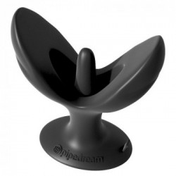 Anal Fantasy Collection- Plug Anale a Punta, Fiore nell' Ano, Morbido, Dilatatore, Nero
