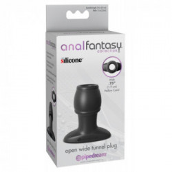 Anal Fantasy Collection - Plug Anale Gonfiabile con Tappo, Nero