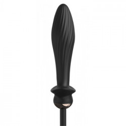Anal Fantasy Elite - Plug Anale Gonfiabile, Vibrante, Silicone, Nero