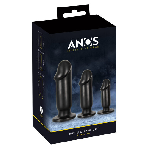 Anos Plug - Set di Plug Anale, 3 Pz,...