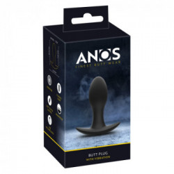 Anos Plug - Vibratore Anale, Impermeabile, Silicone, Nero