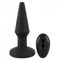 Anos - Plug Anale Gonfiabile, Silicone, Ricaricabile, Nero