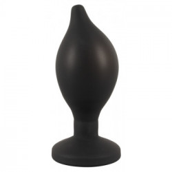 Anos - Plug Anale Gonfiabile, Silicone, Ricaricabile, Nero