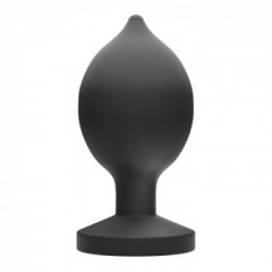 Anos - Plug Anale Gonfiabile, Silicone, Ricaricabile, Nero