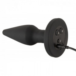 Anos - Plug Anale Gonfiabile, Silicone, Ricaricabile, Nero