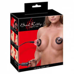 Bad Kitty - Pompa per Capezzoli, Vibrante, Silicone, Stimolante
