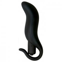 Black Velvets - Plug Anale con Vibrazione, Silicone, Nero
