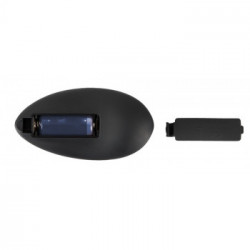 Black Velvets - Plug Anale con Pulsazioni,Telecomando, Silicone, Nero