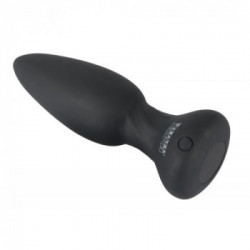 Black Velvets - Plug Anale con Vibrazione, Telecomando, Silicone, Nero