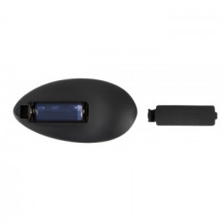 Black Velvets - Plug Anale con Vibrazione, Telecomando, Silicone, Nero
