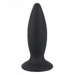 Black Velvets - Plug Anale con Vibrazioni, Ricaricabile, Nero, Silicone