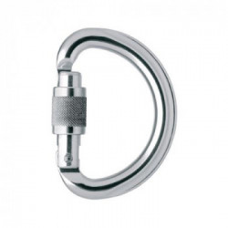 Petzl M37 SL Omni Screw-Lock - Moschettone semirotondo per imbracature