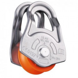 Petzl P02A OSCILLANTE - Carrucola di emergenza a flange mobili