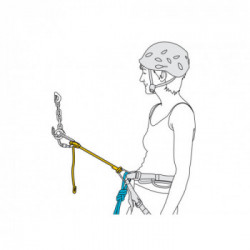 Petzl L034AA00 CONNECT ADJUST - Cordino singolo regolabile per l’arrampicata e l’alpinismo