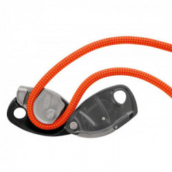 Petzl D13A AG Grigri+ Arancione - Assicuratore con bloccaggio assistito mediante camma e maniglia antipanico