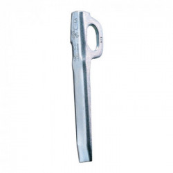 Petzl 65314 U - Chiodo forgiato in acciaio semiduro (12 cm)