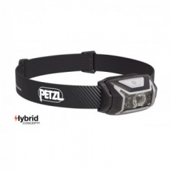Petzl E065AA00 ACTIK CORE Grigio - Lampada frontale potente e ricaricabile a 600 Lumen