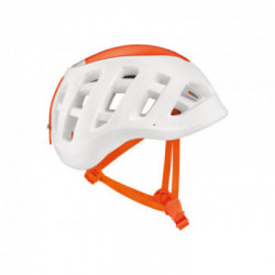 Petzl A073AA01 Sirocco Taglia M/L bianco/arancione - Casco ultraleggero per arrampicata, alpinismo e scialpinismo