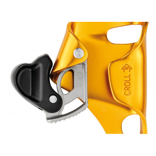 Petzl B016AA00 CROLL L - Bloccante ventrale per...