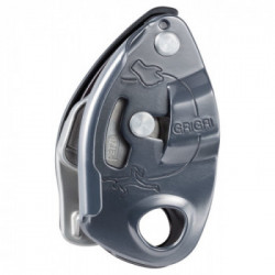 Petzl D014BA00 Grigri Grigio - Assicuratore con bloccaggio assistito con camma