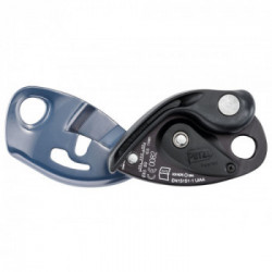 Petzl D014BA00 Grigri Grigio - Assicuratore con bloccaggio assistito con camma
