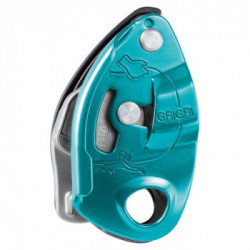 Petzl D014BA02 Grigri Blu - Assicuratore con bloccaggio assistito con camma