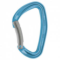 Petzl M060BA00 DJINN Blu - Moschettone (versione leva curva)
