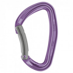 Petzl M060BA01 DJINN Viola - Moschettone (versione leva curva)