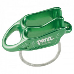 Petzl D017AA00 Reverso Grigio - Assicuratore-discensore polivalente e leggero per un utilizzo con uno o due capi di corda