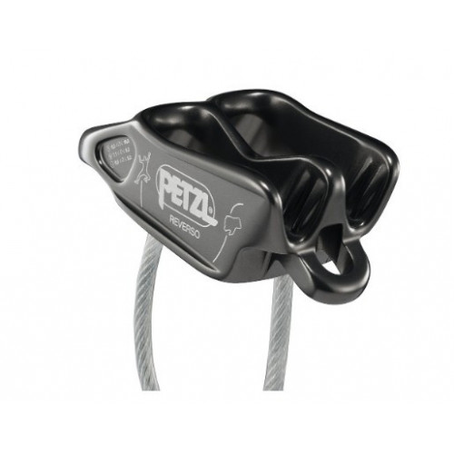 Petzl D017AA02 Reverso Rosso/Arancione-...