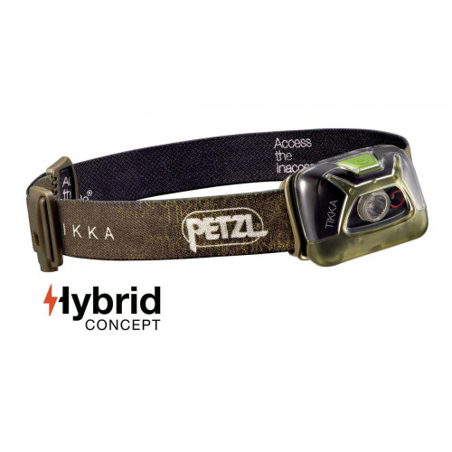 Petzl TIKKA Verde - Lampada Frontale 200 Lumen