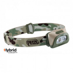Petzl E089EA01 TACTIKKA + Mimetico - Lampada frontale compatta a 350 Lumen