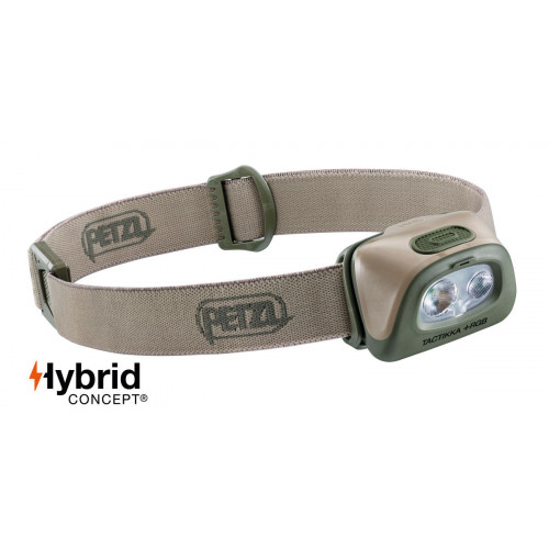 Petzl E089FA02 TACTIKKA +RBG Desert - Lampada...