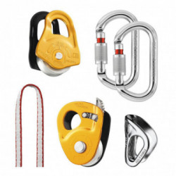 Petzl K025AA00 - Kit per il recupero e l'autosoccorso in crepaccio