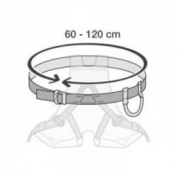 Petzl C086AA00 CANYON CLUB - Imbracatura di facile utilizzo con protezione antiusura posteriore integrata per il torrentismo