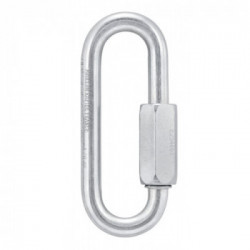 Petzl P015AA00 GO 8 mm - Maglia rapida a grande apertura in acciaio zincato (confezione da 10)