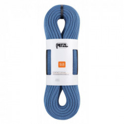 Petzl R33AC 080 Contact 9,8x80mt Blu - Corda singola leggera con diametro da 9,8 mm per arrampicata indoor e in falesia