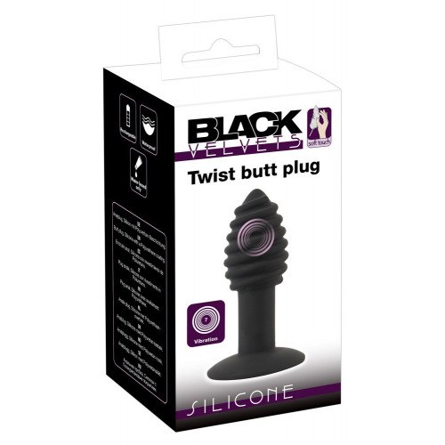 Black Velvets - Plug Anale a Torsione, con...