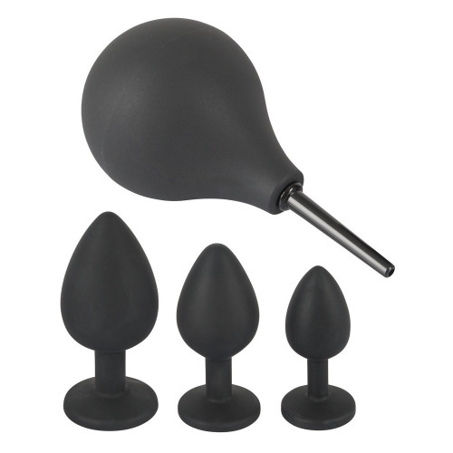 Black Velvets - Set Plug Anale, 4 Pz ,Silicone,...