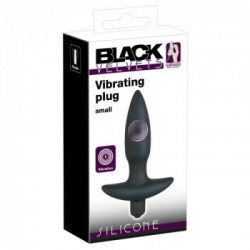 Black Velvets - Plug Anale con Vibrazione, Lungo, Nero, 13cm, Silicone