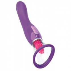 Fantasy For Her - Pompa per Vagina, con Stimolatore, Vasca Aspirazione, Viola, Lungo, 24cm 