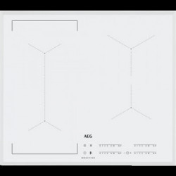Aeg IKE64443FW - Piano Cottura ad Induzione, Vetroceramica Bianco, 4 Zone, 60 cm