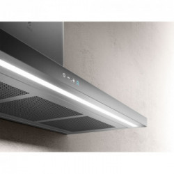 Elica THIN IX/A/120 - Cappa Aspirante a Parete, Inox, 120 cm, PRF0144972, A