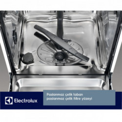 Electrolux ESF5534LOX - Lavastoviglie AirDry, AutoOff, Inox, 13 Coperti, 60 cm, Classe E (A++)