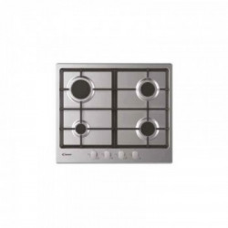 Candy CHG6BRX - Piano Cottura a Gas, 4 Fuochi, 60 cm, Inox