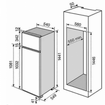 Electrolux KTB1AF14T -... 2